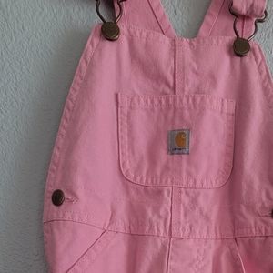 Cathcart Toddler pink overalls
